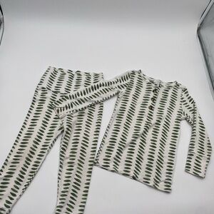 Kids LouLou Green Leaf Pajamas